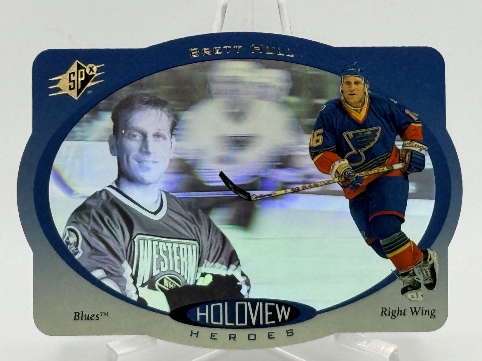 Brett Hull 1996-97 Upper Deck SPx Holoview Heroes #HH8