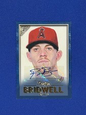 2018 Topps Gallery Blue Auto /50 Parker Bridwell #47 Rookie Autograph RC