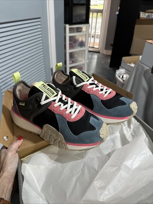 Palladium Low Top Sneaker Troop Runner Black/Goblin Blue Men 9.5 Womens 11 NEW