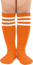Toddler Kids Youth Soccer Socks-Long Knee High Socks for Boys Girls Baseball Sof