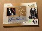 Lorenzo Mauldin IV 2025 Upper Deck CFL Game Used Patch Auto 14/50 CFL-LM