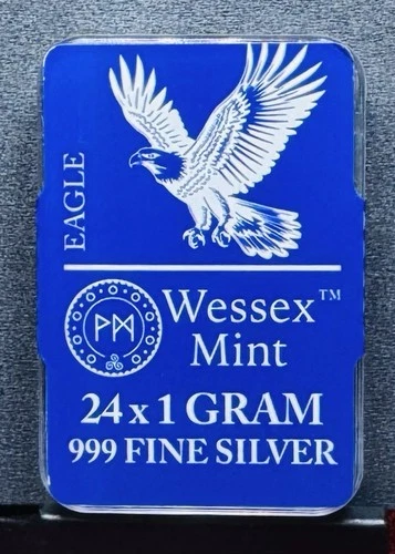 WESSEX MINT - “EAGLES”  24 X 1 GRAM / 999 FINE SILVER BARS 🔥 MINT SEALED