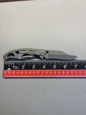 Gerber Paraframe gun metal gray plain edge