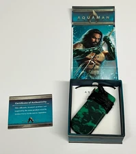 DC Collectibles AQUAMAN Green Pendant Necklace with Certificate of Authenticity