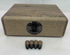 Victrola Highland 4-in-1 Bluetooth Record Player Farmhouse Oatmeal 