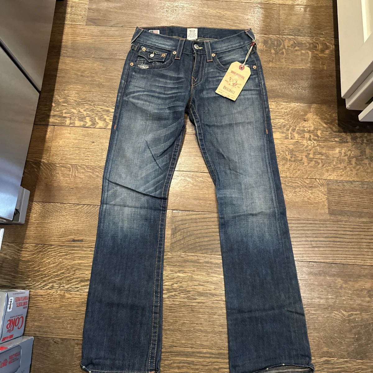True Religion World Tour Blue Jeans for Men for sale - eBay