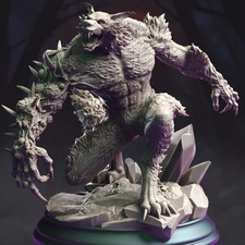 Abominable Werewolf Miniature 3D Printed Resin DnD Monster Figure for Pathfinder