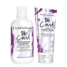 Bumble and Bumble Curl Moisturizing Shampoo 8.5 Oz  3-in-1 Conditioner 6.7 oz