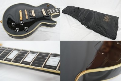 EDWARDS by ESP E-LP Les Paul Custom Black, early model, extra