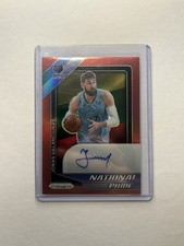 2020-21 Chronicles National Pride Signatures Red Prizm Jonas Valanciunas Auto