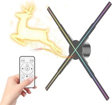 3D Hologram 20 In Fan 2000x1152 HD LED 576 beads APP/WiFi Bluetooth Remote