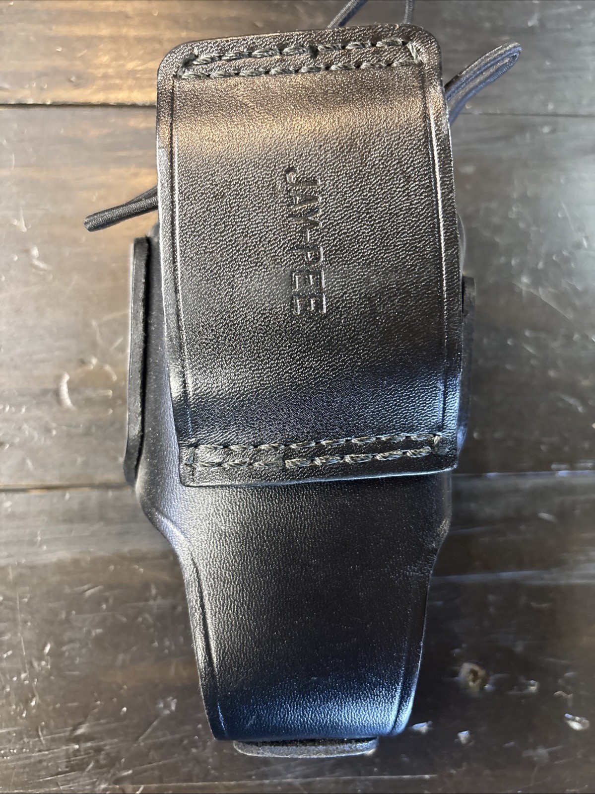 Jay-Pee Leather Police Duty Belt w/ Accessories Brass Hardware Size 40