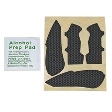 DIY Mouse Anti-Slip Elastics Refined Side Grips Sweat Resistant Tape Pad 5x5cm