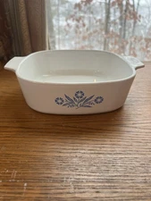 Vtg Blue Corn Flower Corning Ware  2 Quart