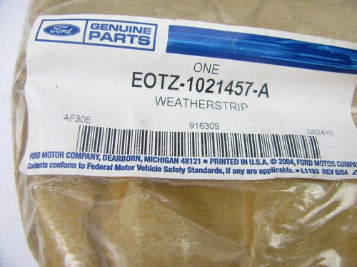 NEW OEM Ford E0TZ-1021457-A FRONT LEFT Door Window Sweep Weatherstrip Seal - Picture 3 of 3