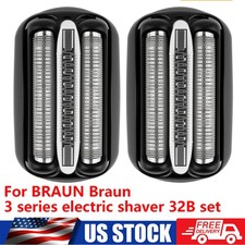 2-Pack Replacement Foil  Cutter Head for Braun Series 3 32B Electric Shaver New