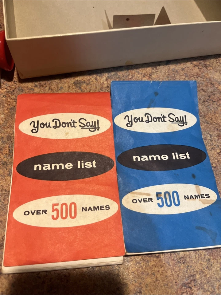Milton Bradley 1963 Vintage 'You Don't Say' Game with Instructions,  - Image 4 of 4