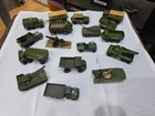 Lot of Vintage Matchbox Lesney  Military Vehicles Tanks jeeps