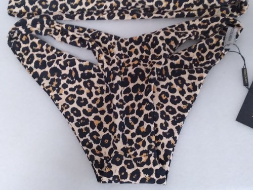 Pink Colada Women Size LARGE Bikini Set Multicolor Animal Print Padded NEW w TAG - Picture 6 of 8