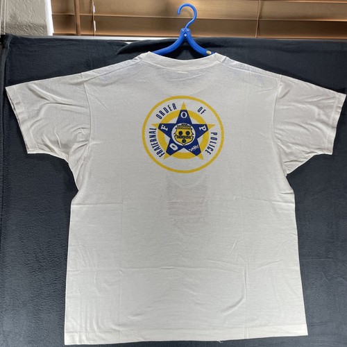 Vintage Special Olympics Law Enforcement Torch Run Shirt Single Stitch XL - Picture 8 of 9