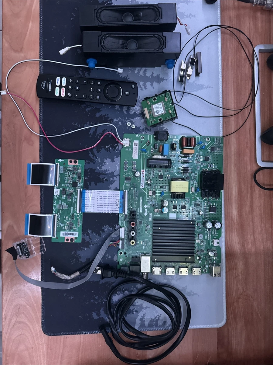 Lot De 2 Haut-parleurs TOSHIBA 37RV525RZ, Testés, Provenant De TV écran Cassé