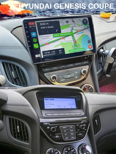 Car Radio For Hyundai Genesis Coupe 2012-2016 Android 13 Carplay Stereo GPS Navi - Imagen 6 de 10