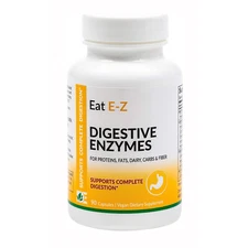 Dynamic Enzymes Eat E-Z Digestive Enzymes, 90 Capsules