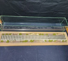 Glass Train Case 31x 6"x5 1/2 Glass Display Case Showcase for Large Scale Trains