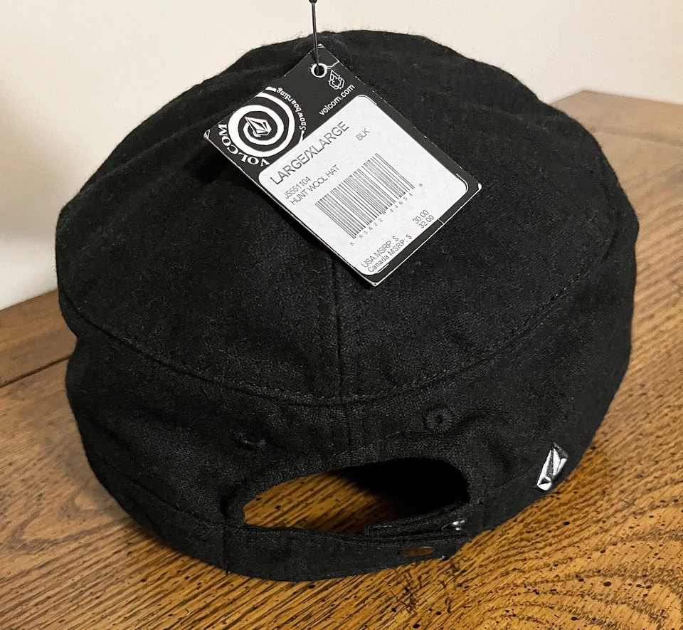Volcom "Hunt Wool Hat" Black Large/XL BRAND NEW - NWT - Image 3 of 4