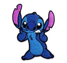 Classic Cartoon Stitch Cute Pose Embroidered Iron On Patch