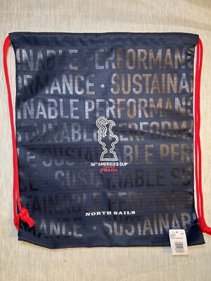 New! Prada North Sails America s Cup Drawstring Backpack In Recycled Material