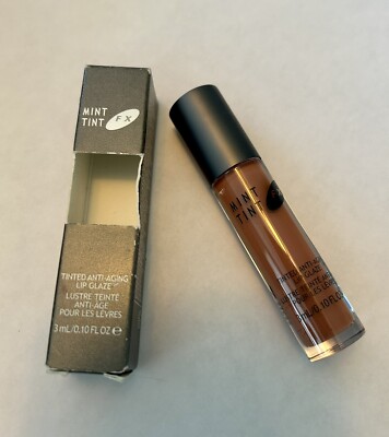 NIB Cover FX Mint Tint Tinted Anti-Aging Lip Glaze - Mocha Blush