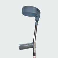 Adjustable Forearm Crutches Size M (pair) - Silver Walking Lightweight Adjustable Forearm Crutches Size M (pair) - Silver Walking Lightweight