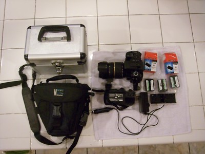SONY a350 Digital Camera DSLR-A350 + SONY VG-B30AM VERTICAL