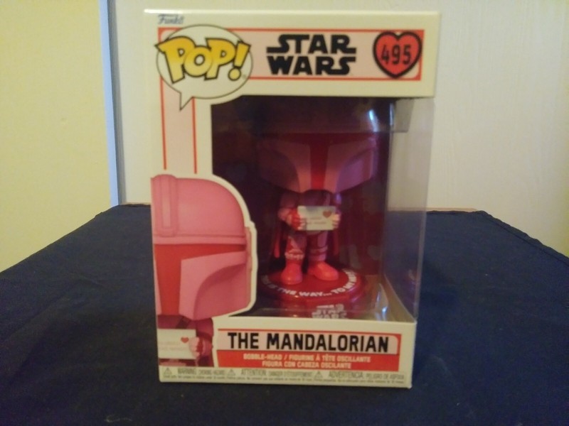 THE MANDALORIAN VALENTINE'S DAY STAR WARS FUNKO POP! VINYL FIGURE #495