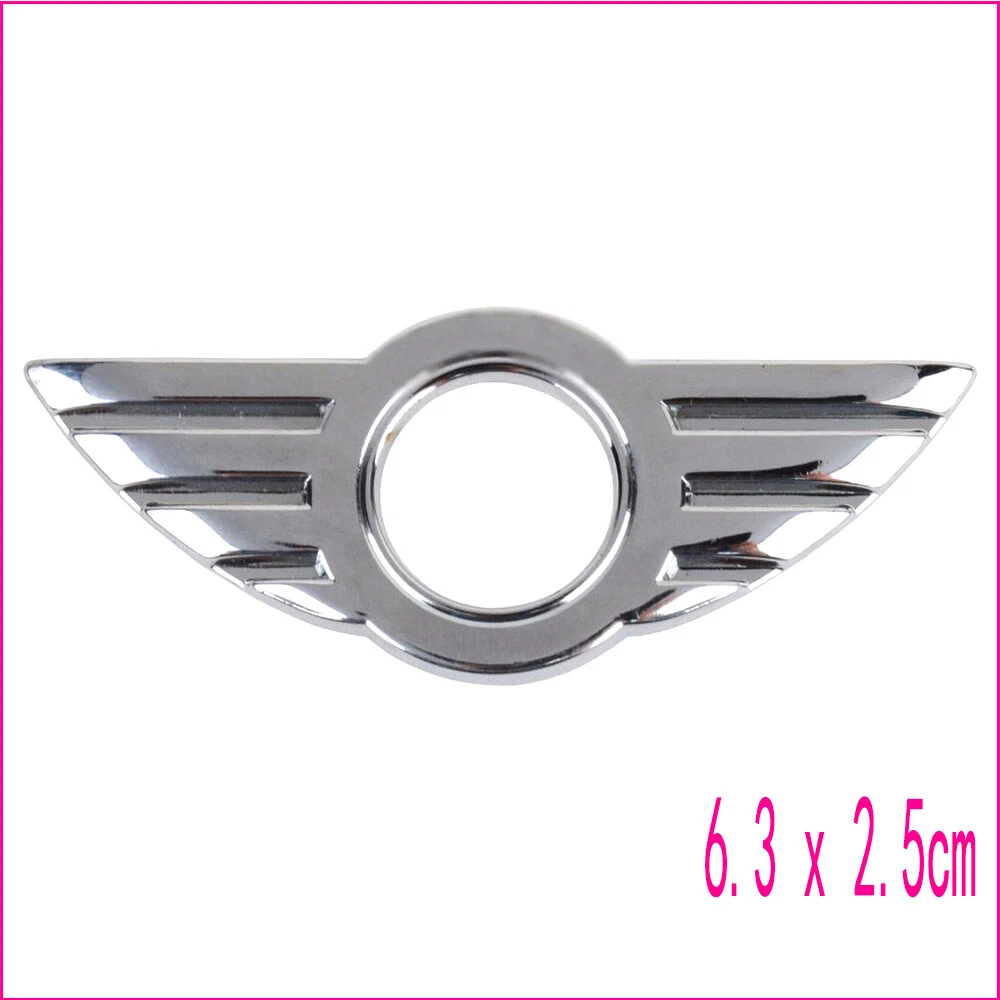 2x Car Accessories Door Pin Lock Wing Emblem Badge Stickers For Mini Cooper