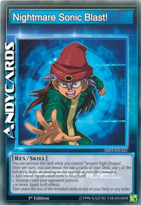 Nightmare Sonic Blast (SPEED DUEL)   Common   SS03 ENAS2   YUGIOH   Andycards