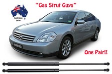 2 x New Bonnet Gas Struts suit Nissan Maxima J31 model 2004 to 2008 ST-L Ti Ti-L