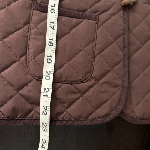Gymboree Jacket Girls size 12 Quilted Barn Chore Coat Toggle Button Brown NEW - Picture 8 of 8