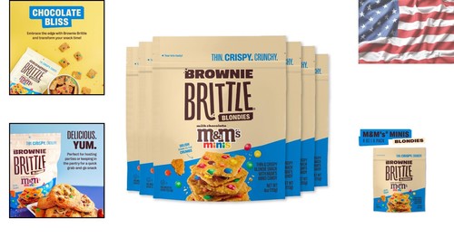 Gourmet M&M’S Minis Blondie Crispy Snacks - 6 Packs of 4 oz Sweet Indulgence - 第 2/8 張圖片