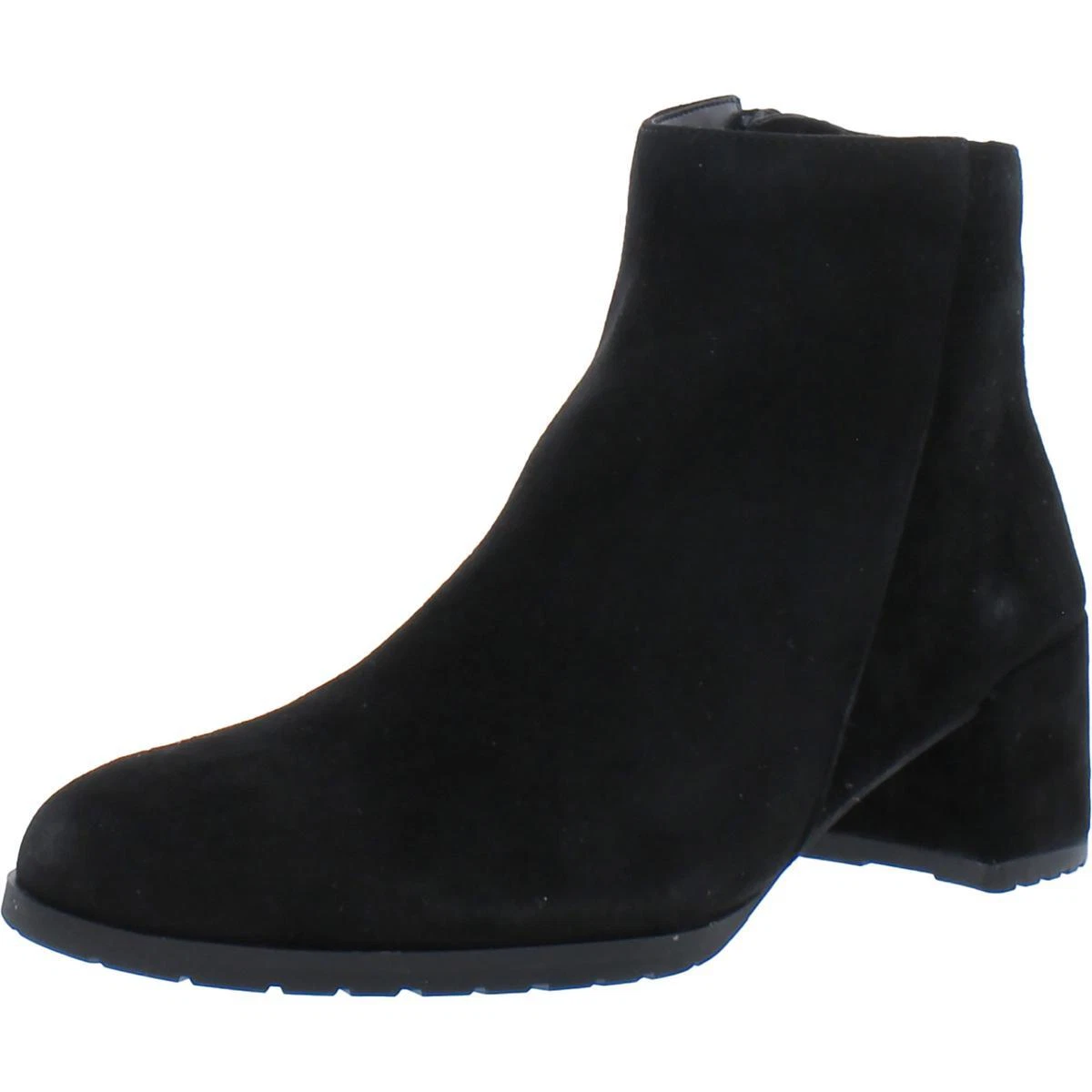 Naturalizer Womens Bay Zipper Round Toe Block Heel Ankle Boots Shoes BHFO 5777
