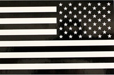 C&d Visionary Cdx Flaggen B/W US Flagge Umgekehrte Aufkleber