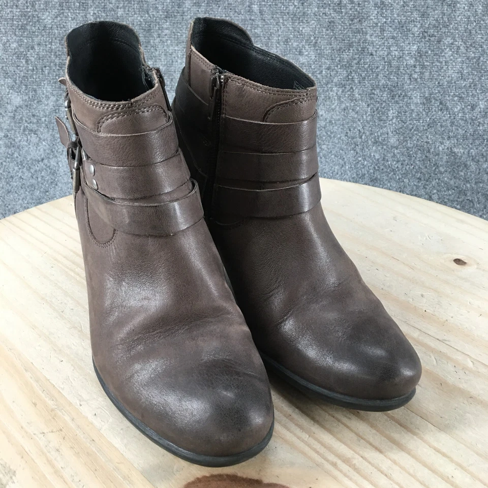 Josef Seibel Botas Mujer 40 Britney Cremallera Lateral Botín Cuero Marrón Tacones Foto 3 de 4