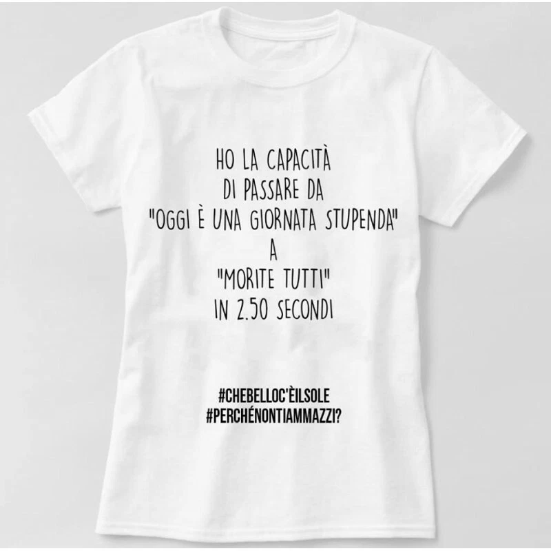 Maglietta Divertente Palestra - 'Il Trainer Mi Fa Paura' - Donna - Foto 8