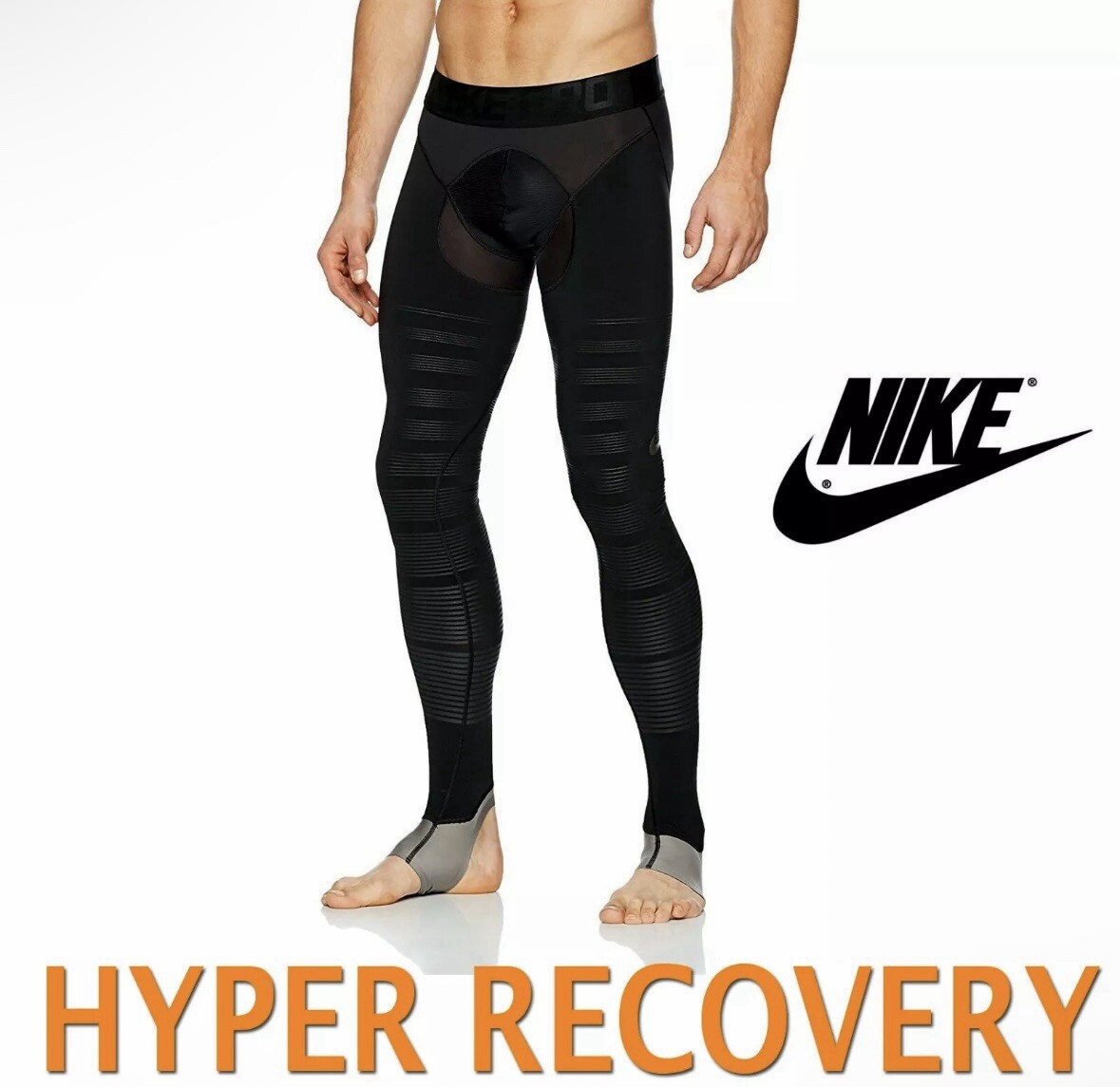 NWT Nike Pro Hyperrecovery Black Training Compression Tights 3XL 812988-010 Men