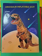 T-REX Dinosaur Inflatable Costume Adult Suit Outfit 150-190cm * Battery Powered