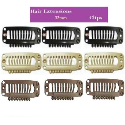 5/10/20pcs Tressenclips Perücken Clips Haarclips Tressen Haarverlängerung