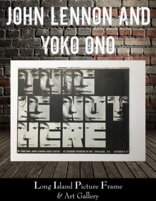 Beatles John Lennon And Yoko Ono This Is Not Here Museum Poster