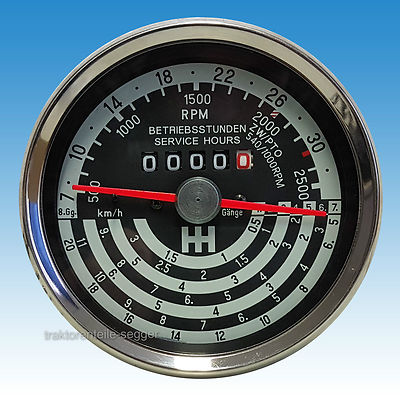 Traktormeter 7 bis 32 km/h kompatibel mit IHC rechts drehend Traktor 523