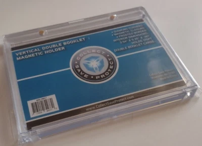COLLECT SAVE PROTECT (CSP) CSP Double Booklet Magnetic Holder Protector NIP Corner Protection 3.54x5.35